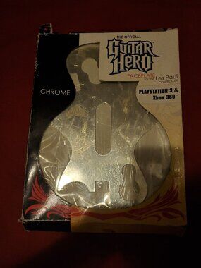 NEW THE OFFICIAL GUITAR HERO FACEPLATE LES PAUL PLAYSTATION 3 & XBOX 360